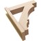 Ekena Millwork 5 1/2-in W x 20-in D x 24-in H Balboa Block Rough Cedar Woodgrain TimberThane Outlooker, Primed Tan OUTUR055X20X24BOA44RCPR - alternate 4